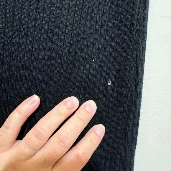 Reformation Black Ribbed Maxi Dress - Picture 6 of 6